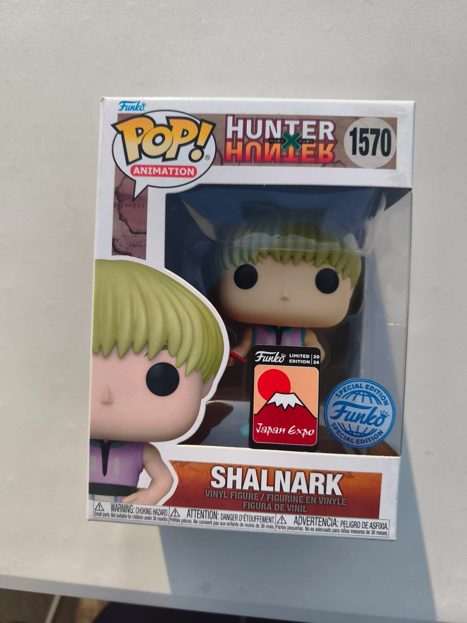 Funko Pop! Shalnark #1570 Hunter x Hunter Japan Expo 2024 Special Edition Neuve